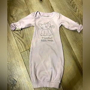 Ozzie and Owie Pink baby nightgown size 0-3 months